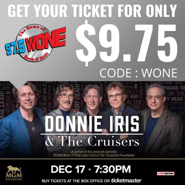 Donnie Iris 9.75 Ticket Offer