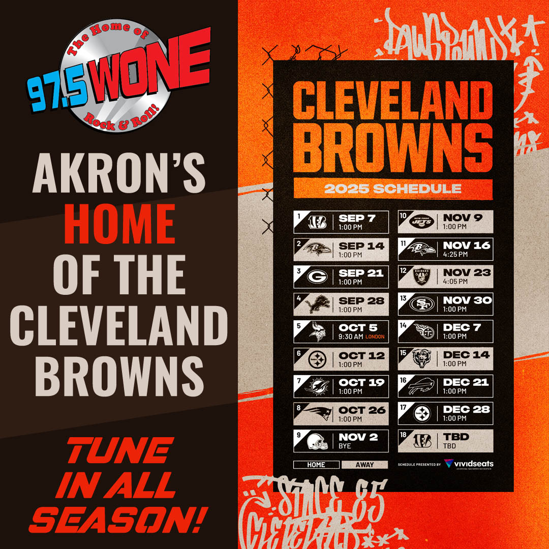 Cleveland Browns on 97.5 WONE